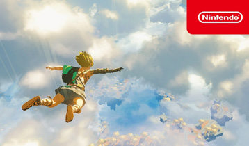 닌텐도가 2021 E3에서 공개한 "브레스 오브 더 와일드" 속편 트레일러. 하늘에서 아래의 땅으로 떨어지는 모습은 "젤다의 전설 스카이워드 소드"를 연상시킨다.ⓒ한국닌텐도 공식 유튜브 채널, 2021.06.15.